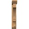 Ekena Millwork Balboa Slat Rough Sawn Bracket w/ Offset Brace, Western Red Cedar, 6"W x 30"D x 38"H BKT0604X30X38BOA06RWR - alternate 3